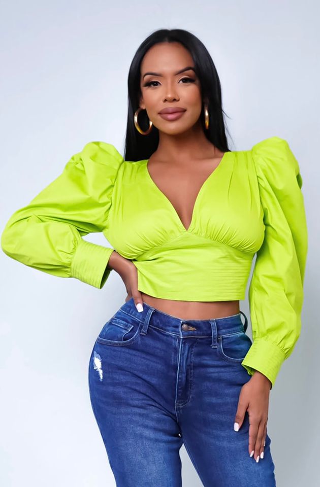 Karyna Top - Lime