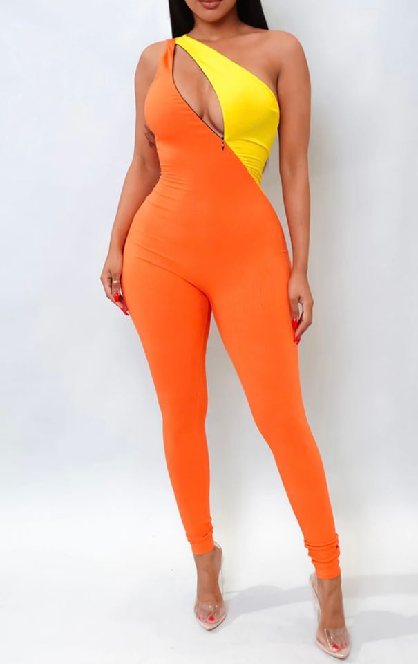 Mystery Jumpsuit - Orange