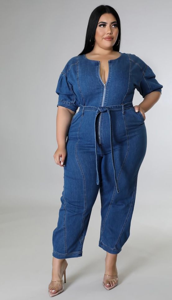 No Hesitation Jumpsuit - Denim