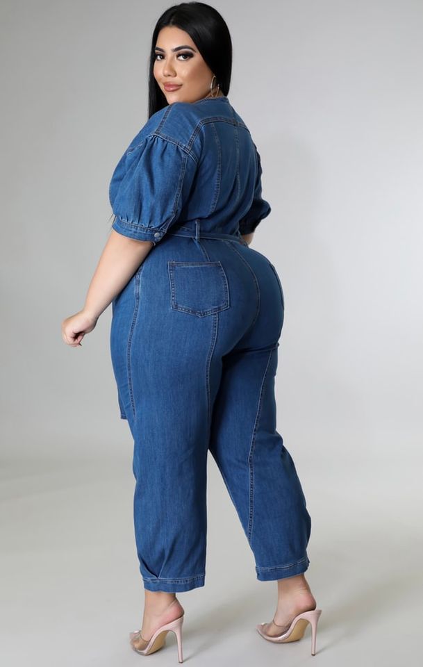 No Hesitation Jumpsuit - Denim