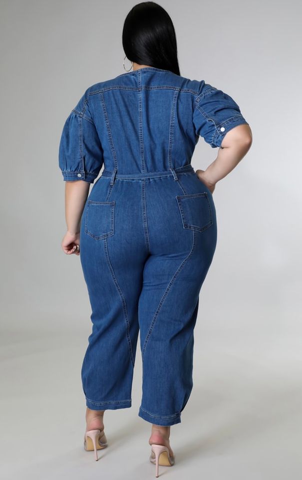 No Hesitation Jumpsuit - Denim