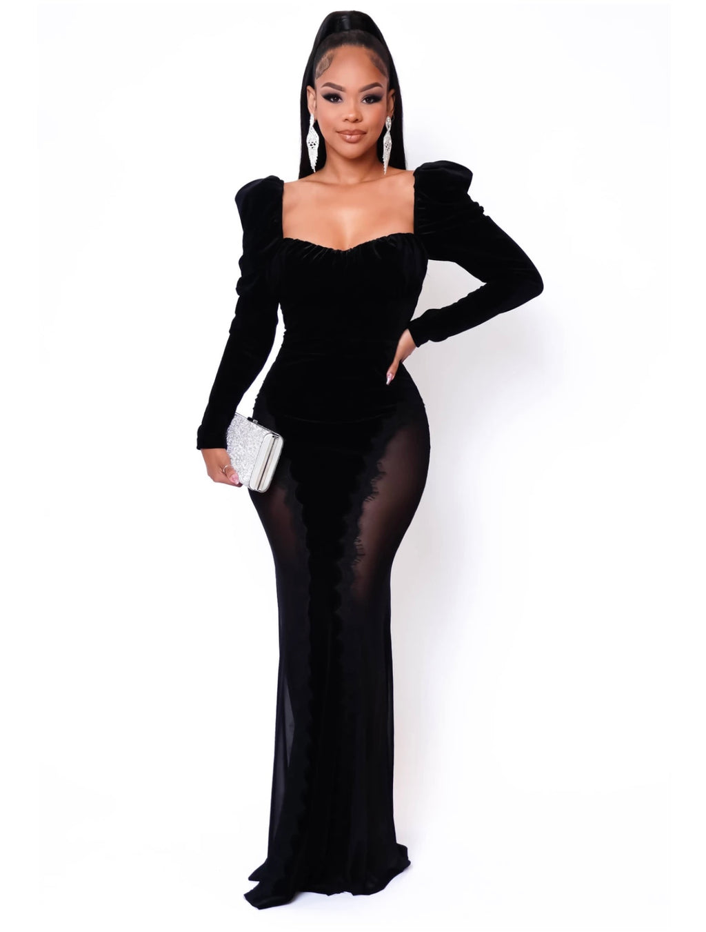 After Midnight Maxi Dress - Black