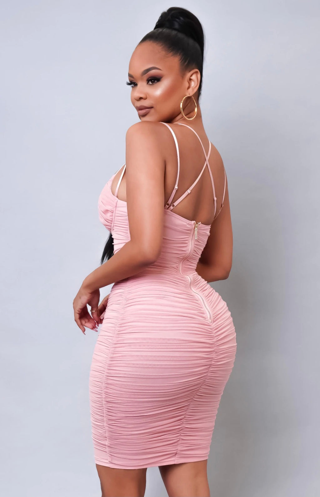 Like A Princess Mini Dress - Pink