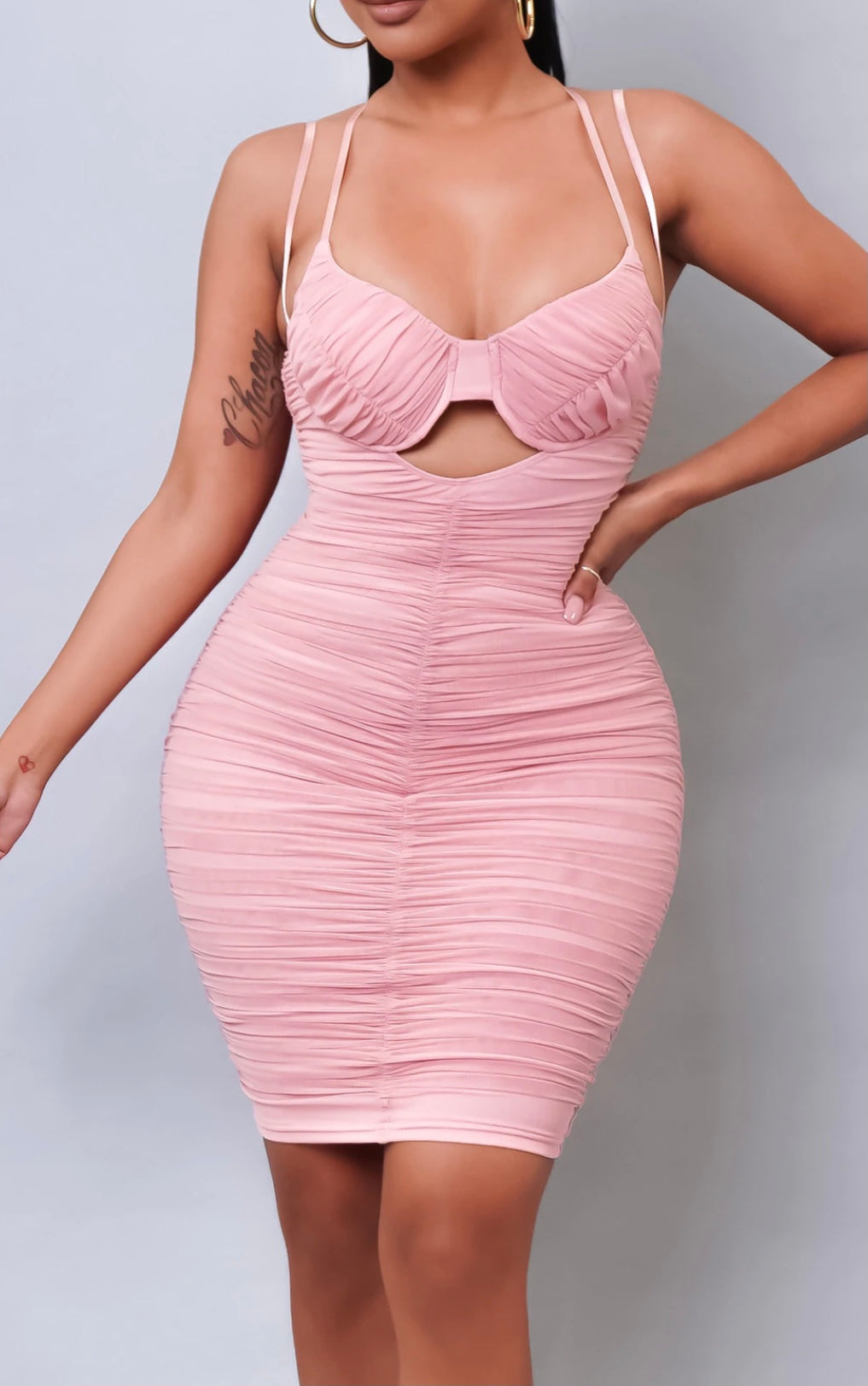 Like A Princess Mini Dress - Pink