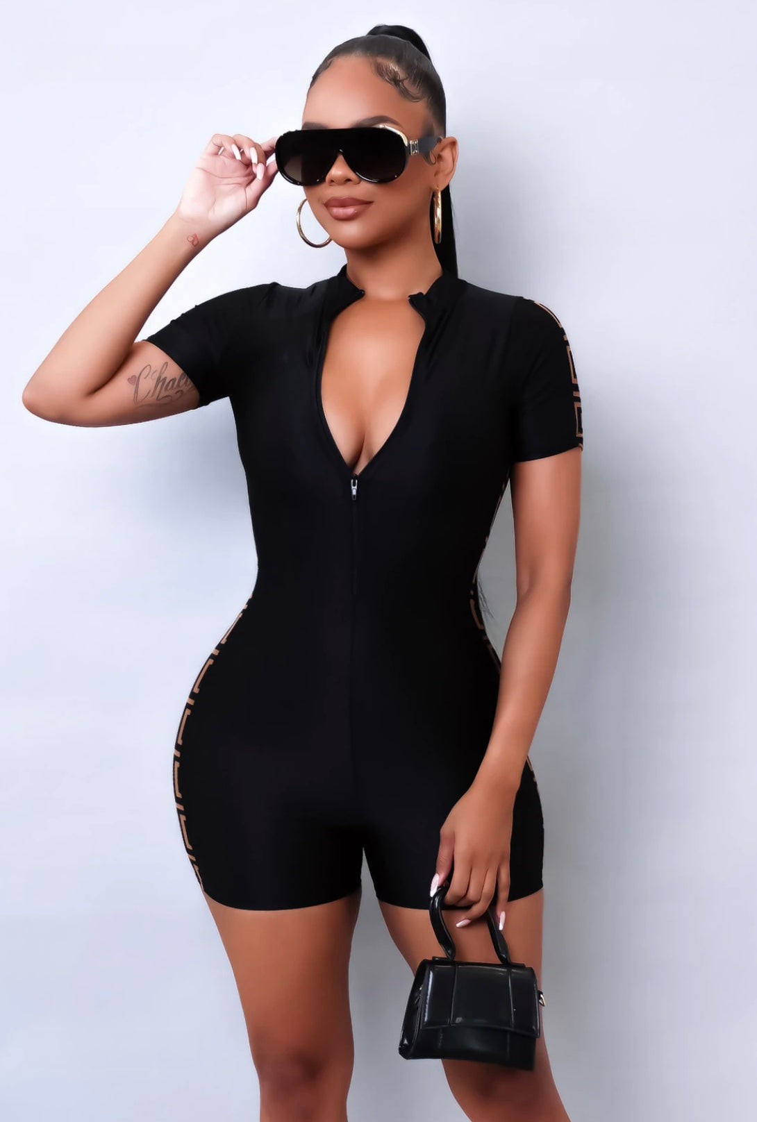 Close To You Romper - Black