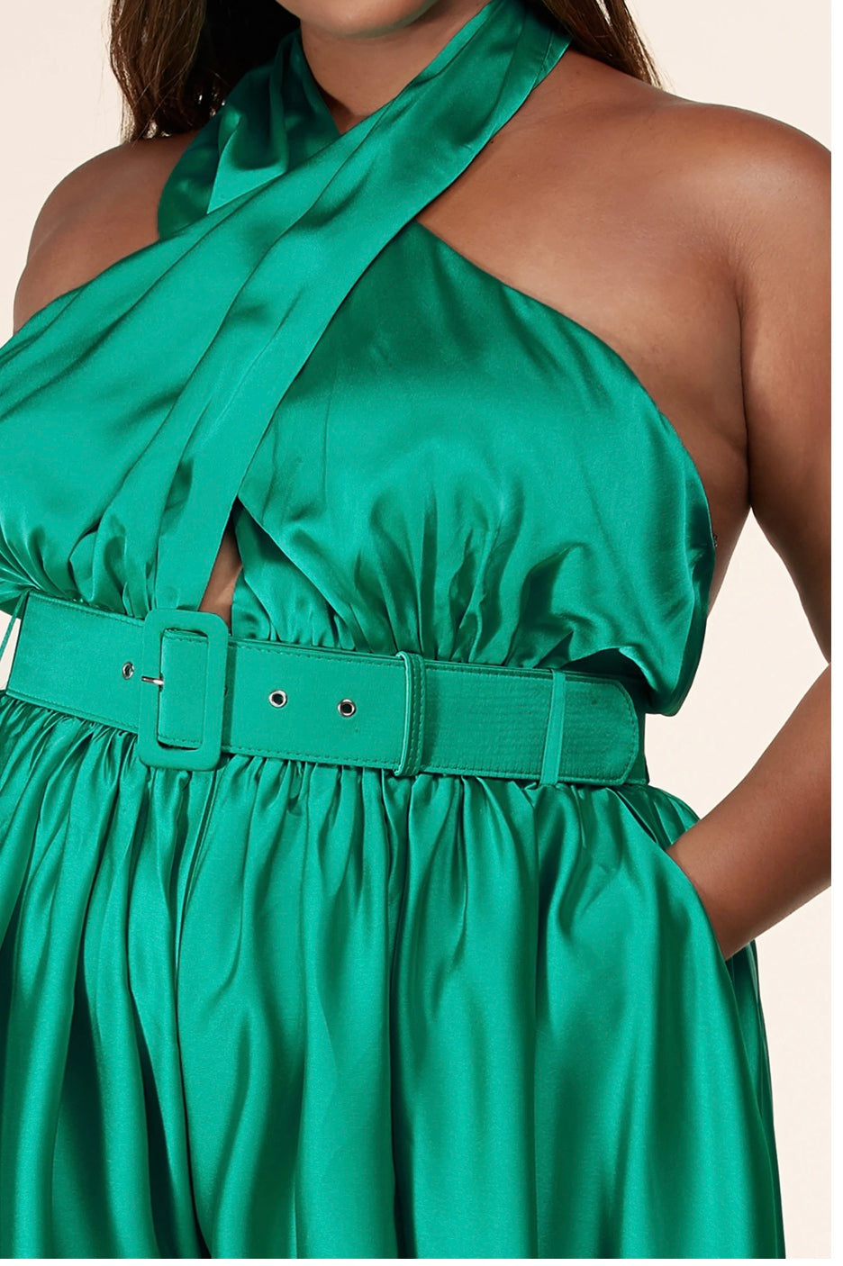 Halter Plus Jumpsuit