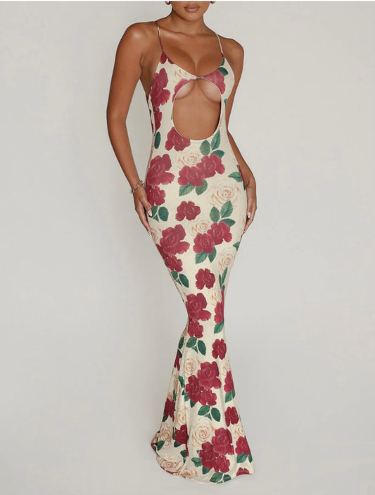 Rose Maxy Dress